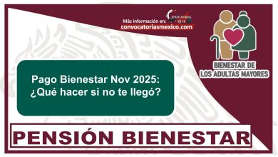 Pago Bienestar Nov 2025: ¿Qué hacer si no te llegó?