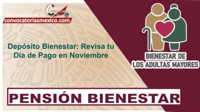 Depósito Bienestar: Revisa tu Día de Pago en Noviembre
