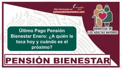 Último Pago Pensión Bienestar Enero: ¿A quién le toca hoy y cuándo es el próximo?
