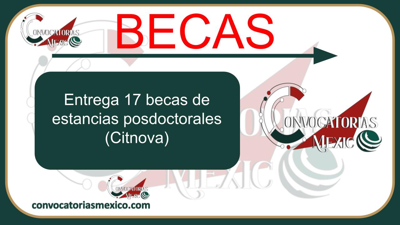 Entrega 17 becas de estancias posdoctorales (Citnova) 11 Beca