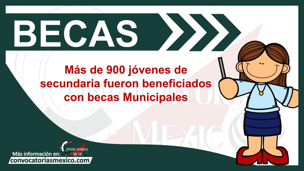 Más de 900 jóvenes de secundaria fueron beneficiados con becas Municipales 11 Beca