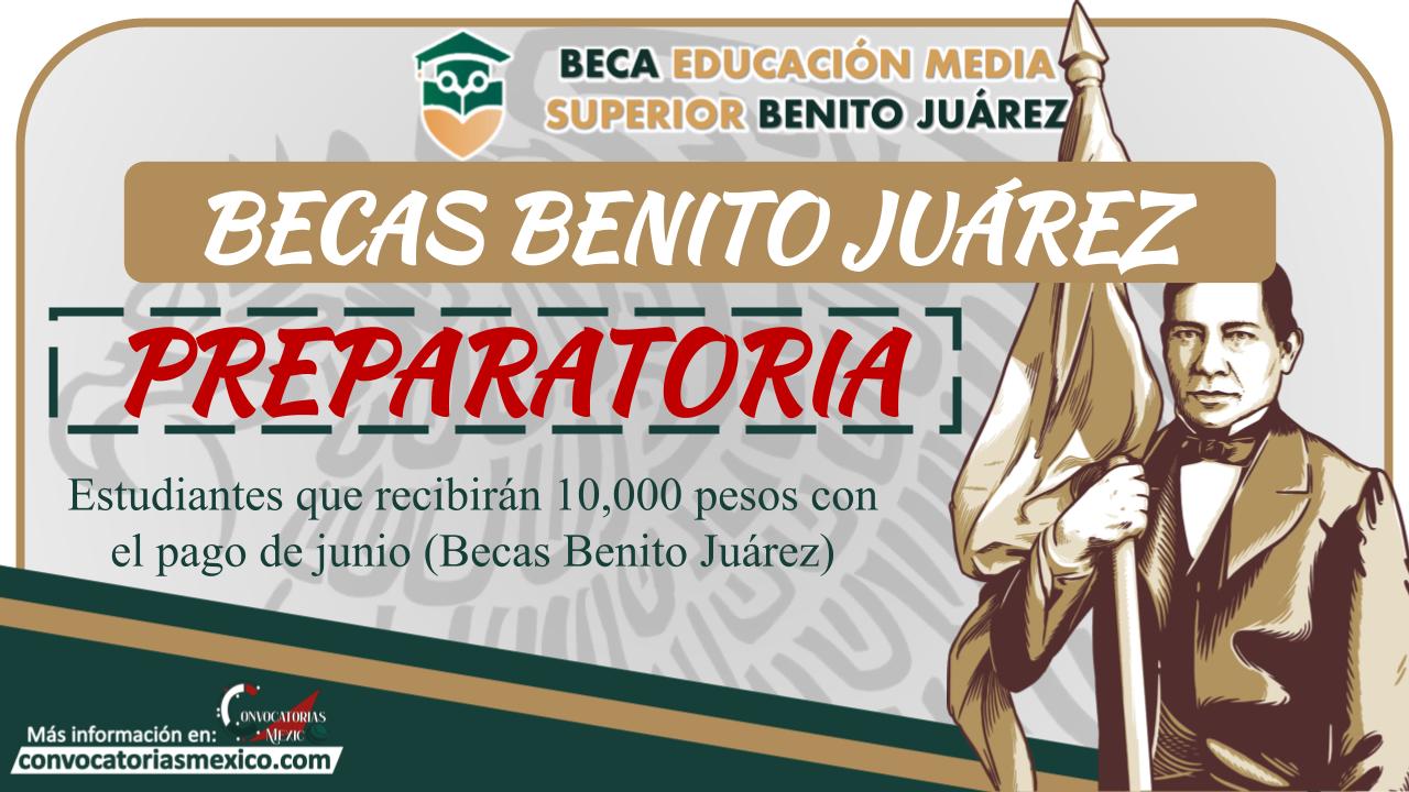 Estudiantes que recibirán 10,000 pesos con el pago de junio (Becas Benito Juárez) 11 Beca