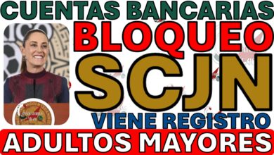 CUENTAS BLOQUEDAS pension aviso