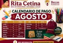 Calendario General de Pago de la Beca Rita Cetina para Primaria: Apoyo de Uniformes y Útiles ¡Consulta las Fechas del Depósito de 2,500 Pesos