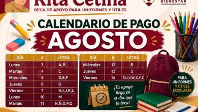 Calendario General de Pago de la Beca Rita Cetina para Primaria: Apoyo de Uniformes y Útiles ¡Consulta las Fechas del Depósito de 2,500 Pesos