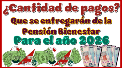 ¿Cantidad de pagos que se entregarán de la Pensión Bienestar para el año 2026?