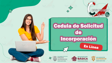 Cédula de Solicitud de Incorporación en Línea, registro a Becas Benito Juárez.