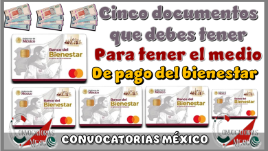 Cinco documentos que debes tener para tener el medio de pago del bienestar 