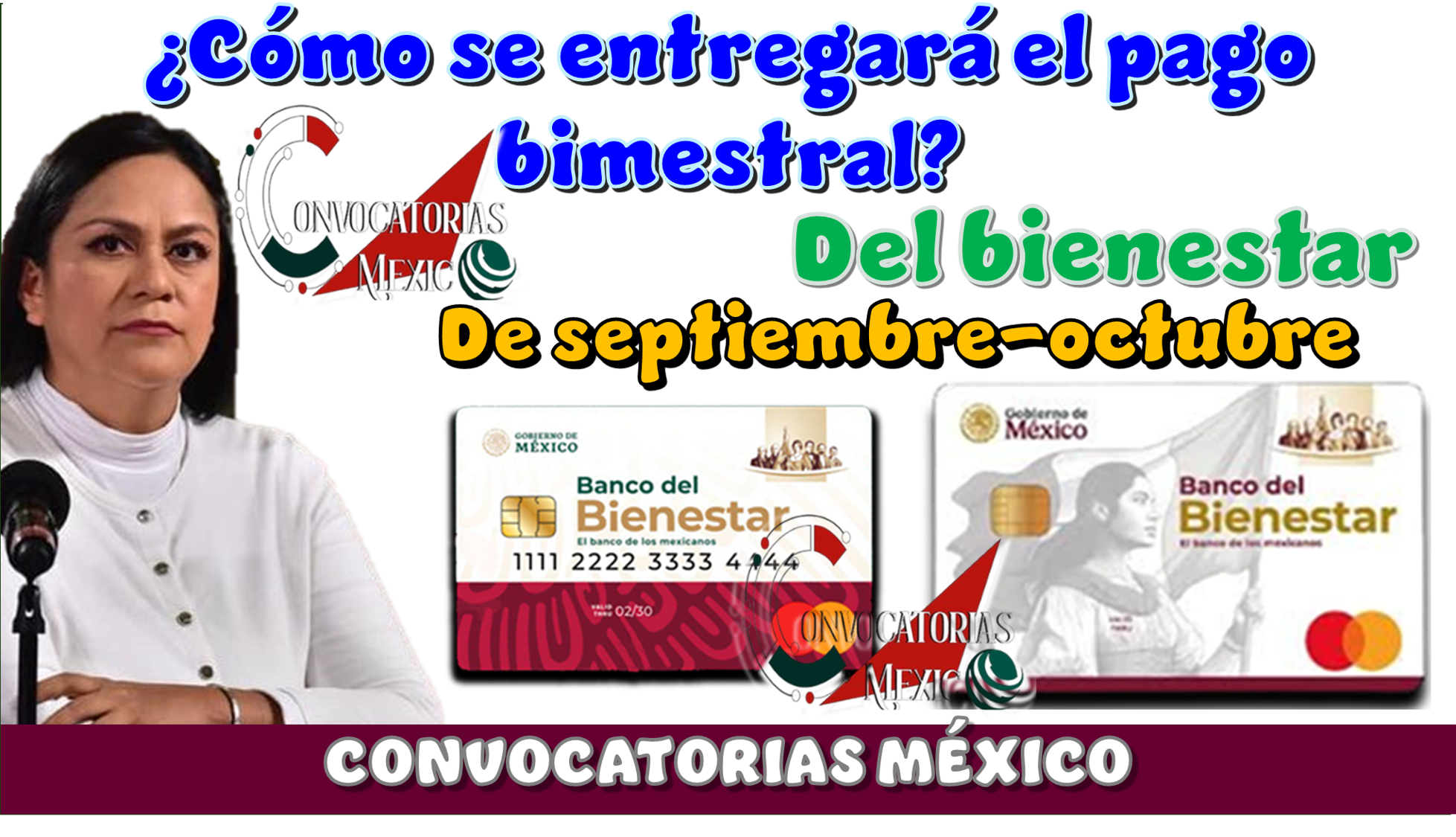 ¿Cómo se entregará el pago bimestral del bienestar de septiembre-octubre?