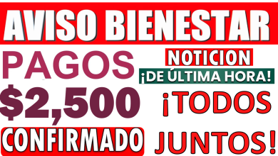 Confirman fechas exactas de Pagos del Bienestar de 2 mil 500 pesos ¡Se reactivan depósitos del 15 al 30 de julio solo para estos beneficiarios confirma Secretaria del Bienestar!