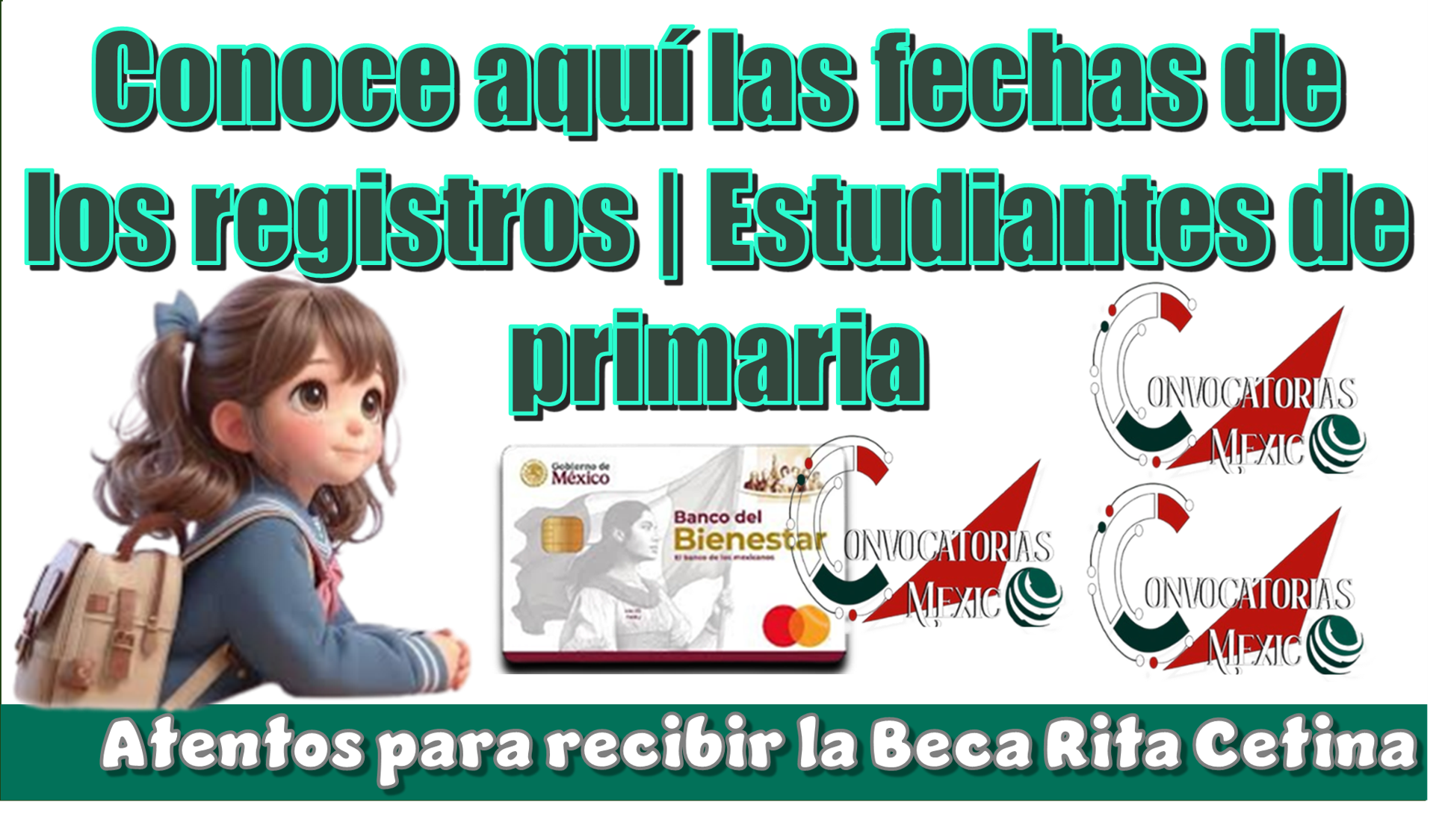 Conoce aquí las fechas de los registros | Estudiantes de primaria atentos para recibir la Beca Rita Cetina 