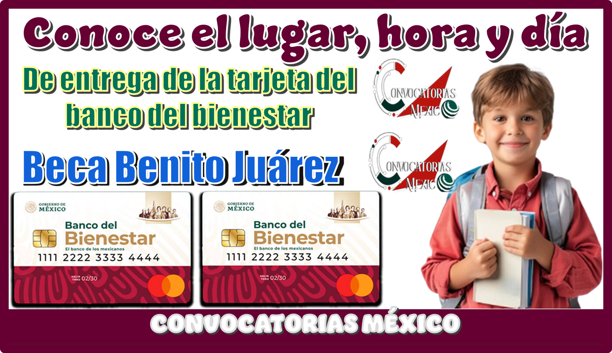 Conoce el lugar, hora y día de la entrega de la tarjeta del banco del bienestar | Beca Benito Juárez 