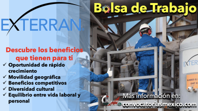 Conoce la bolsa de trabajo de “EXTERRAN” y descubre nuevas oportunidades de crecimiento