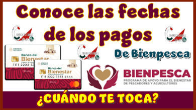 Conoce las fechas de los pagos de Bienpesca | ¿CUÁNDO TE TOCA?