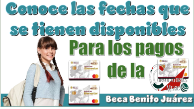 Conoce las fechas que se tienen disponibles para los pagos de la Beca Benito Juárez 