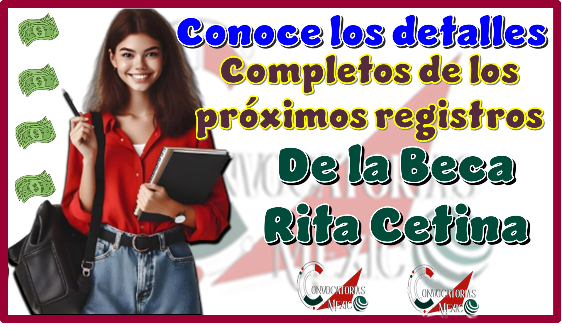 Conoce los detalles completos de los próximos registros de la Beca Rita Cetina
