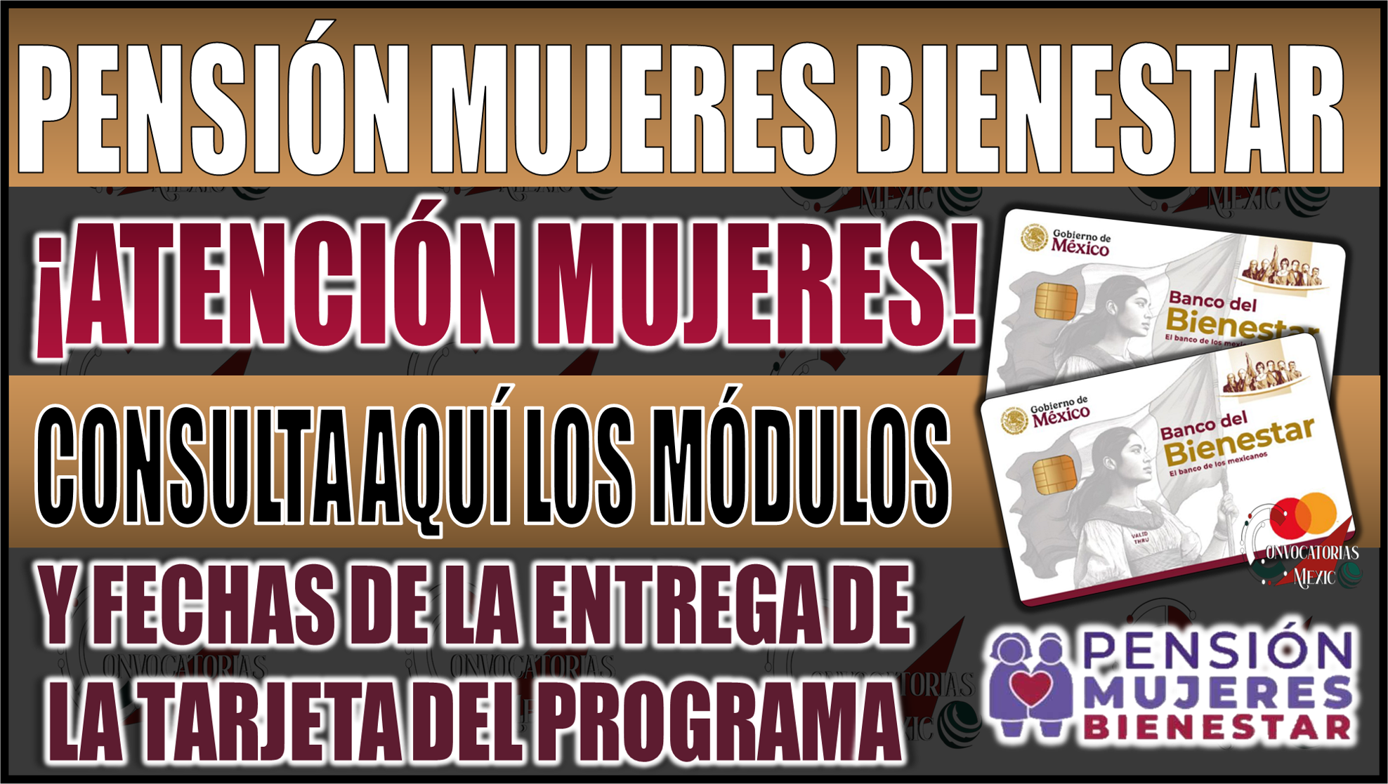 Consulta aquí los módulos y fechas de entrega de la tarjeta de la Pensión Mujeres Bienestar en CDMX