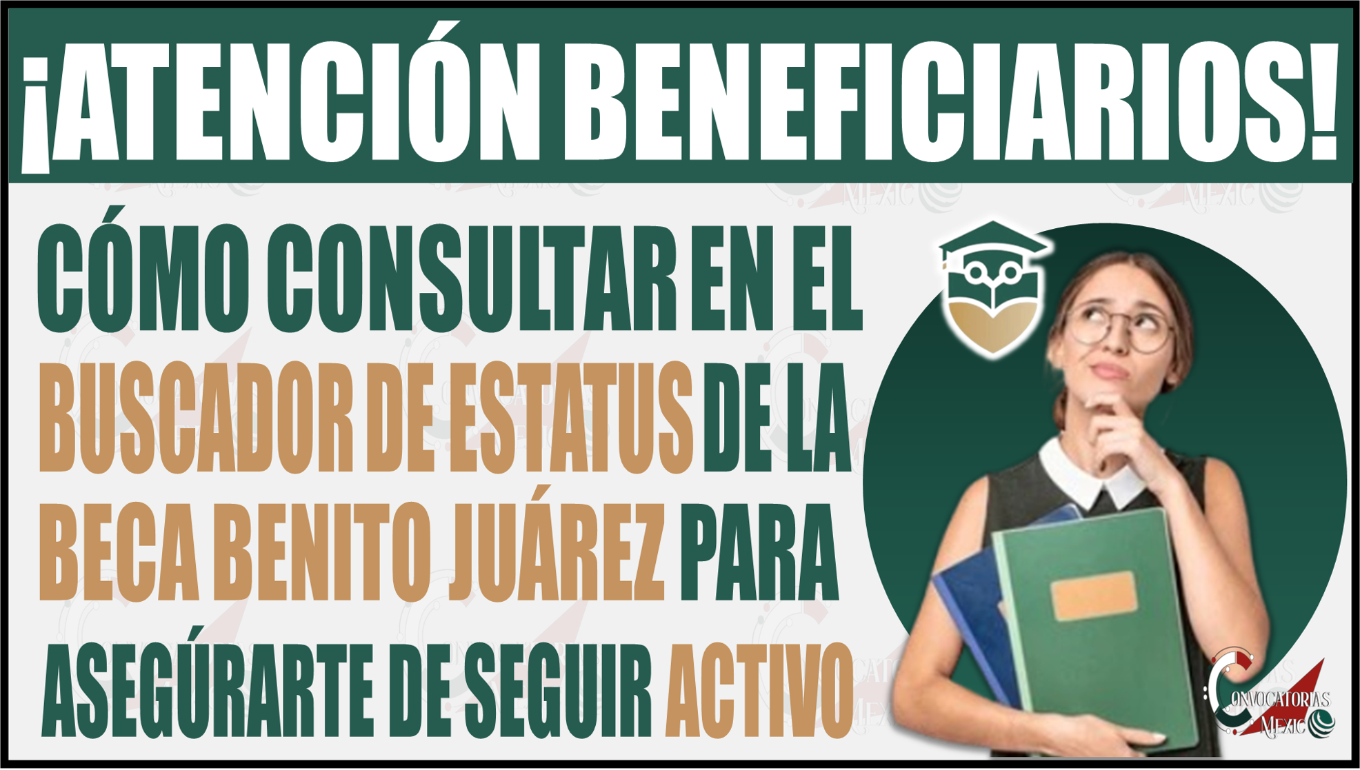 Consulta el estatus de la Beca Benito Juárez y asegúrate de seguir activo en el programa