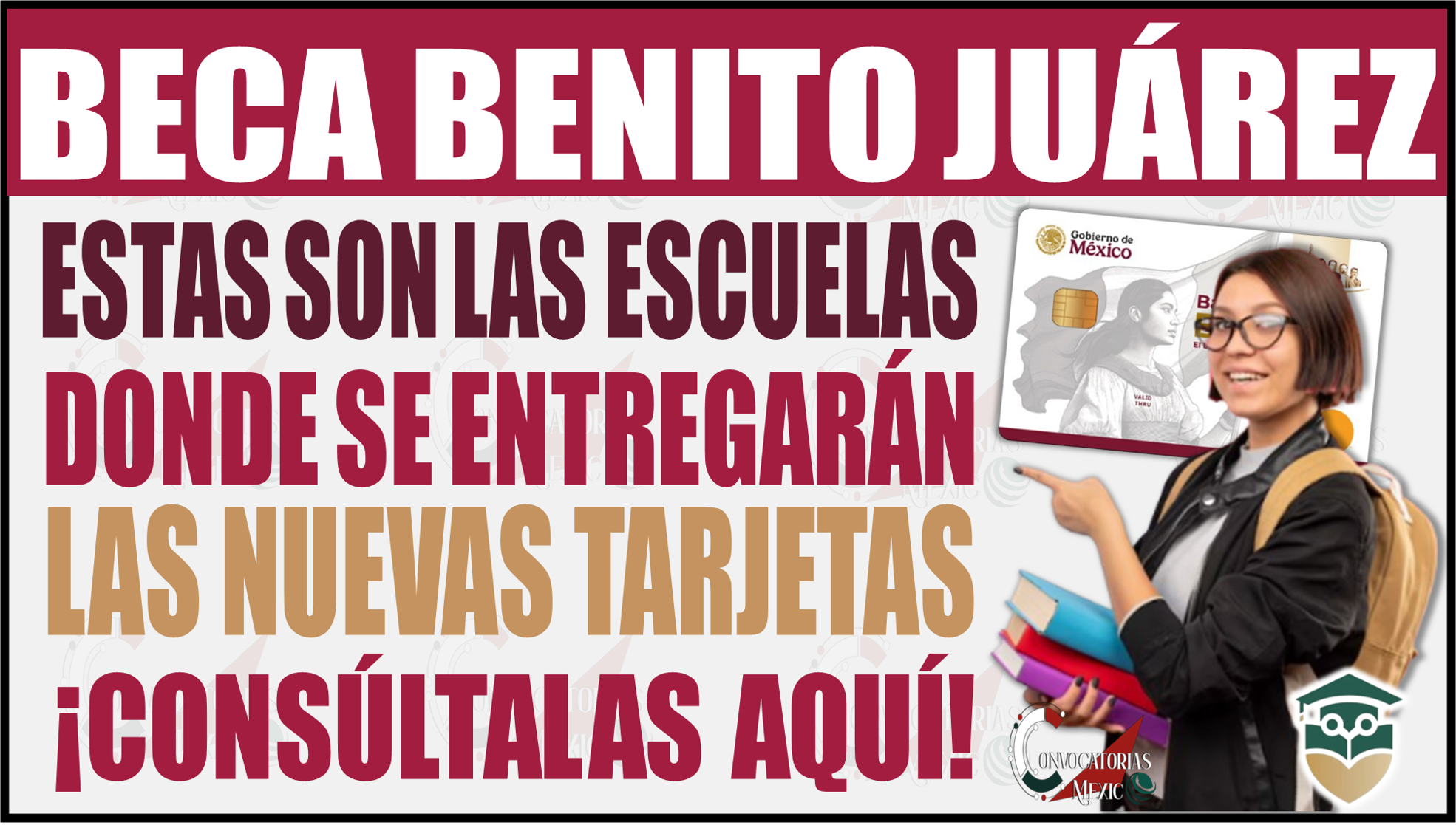 Consulta las escuelas donde se entregará la nueva Tarjeta del Bienestar de la Beca Benito Juárez