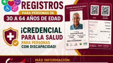 Continúan los registros para personas de 30 a 64 años de edad ¡Credencial para la Salud para Personas con Discapacidad!