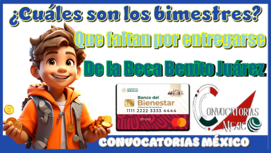 ¿Cuáles son los bimestres que faltan por entregarse de la Beca Benito Juárez?