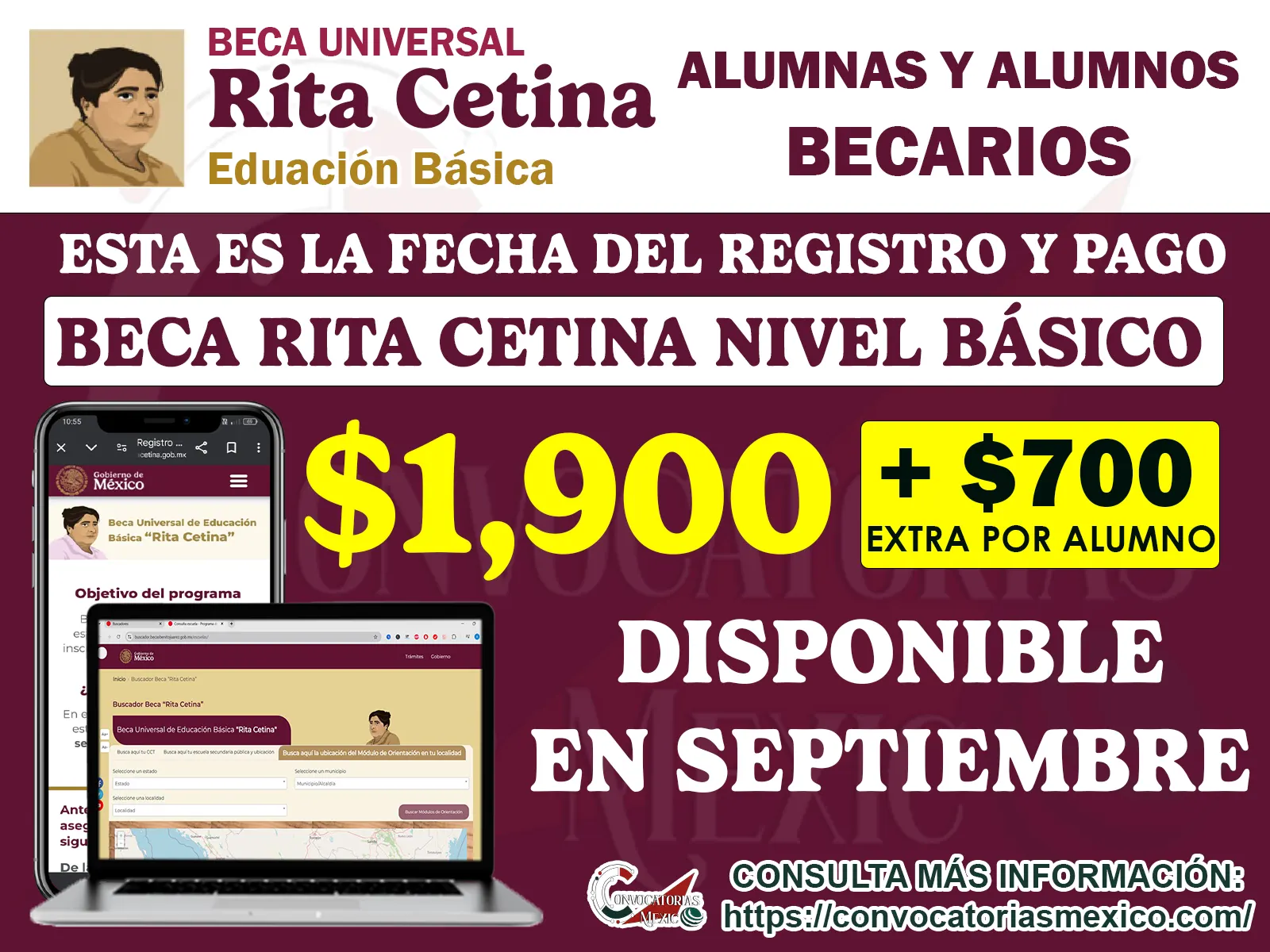 Cuándo se realizara el Registro y Pago de las Becas Rita Cetina Presta Atención Nuevo Ciclo Escolar 