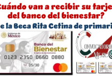 ¿Cuàndo van a recibir su tarjeta del banco del bienestar de la Beca Rita Cetina de primaria?
