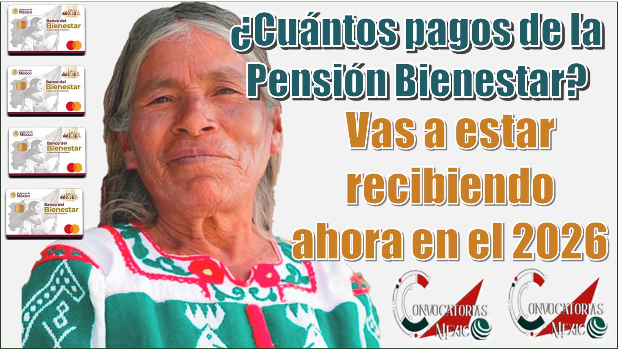 ¿Cuántos pagos de la Pensión Bienestar vas a estar recibiendo ahora en el 2026?