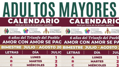 Depósitos de julio a agosto para Adultos Mayores, Personas con Discapacidad y Madres Trabajadoras ¡hay calendario de 19 días!