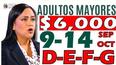 Depósitos pagos Pensión Bienestar Adultos Mayores en los dos últimos días de la primera semana de septiembre para D-E-F-G ¡Ariadna Montiel Reyes!