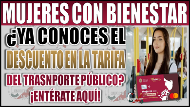 Descubre el descuento en transporte público con la tarjeta Mujeres con Bienestar