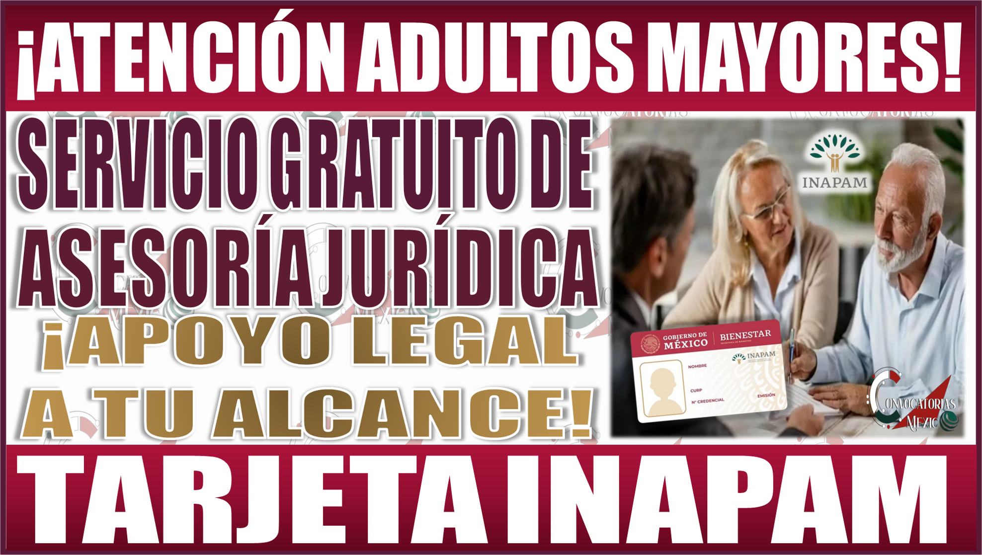 Descubre el servicio gratuito de asesoría jurídica del INAPAM para Adultos Mayores: ¡Apoyo legal a tu alcance!
