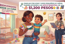 Desde la Cuna 2026: familias con niñas y niños pequeños pueden acceder a un apoyo bimestral de 1,200 pesos