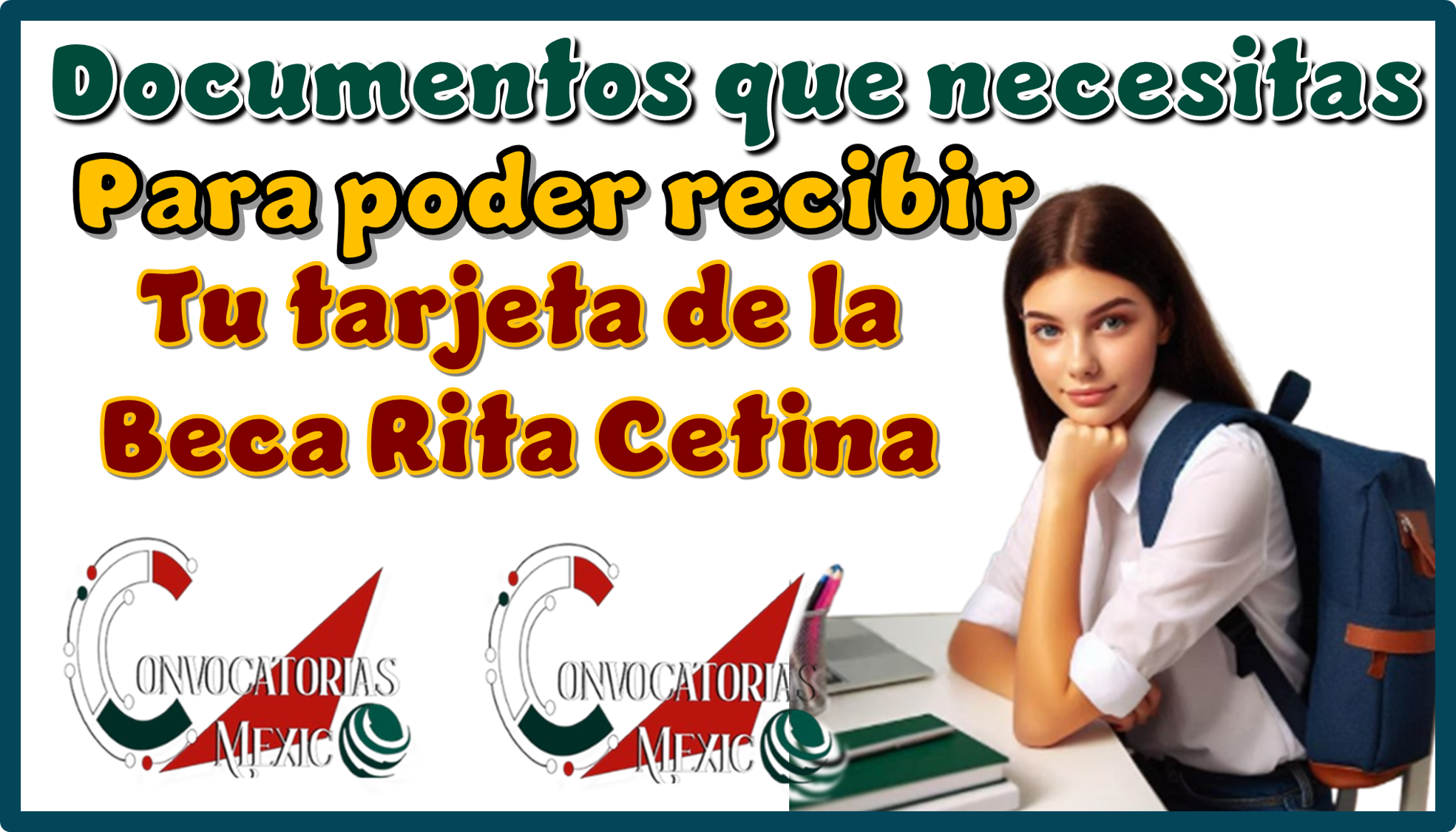 Documentos qué necesitas para poder recibir tu tarjeta de la Beca Rita Cetina...Ojo aquí