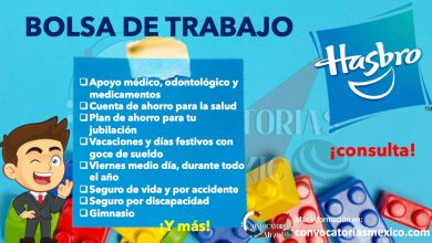 ENCUENTRA OPORTUNIDADES EN LA BOLSA DE EMPLEO DE “HASBRO”