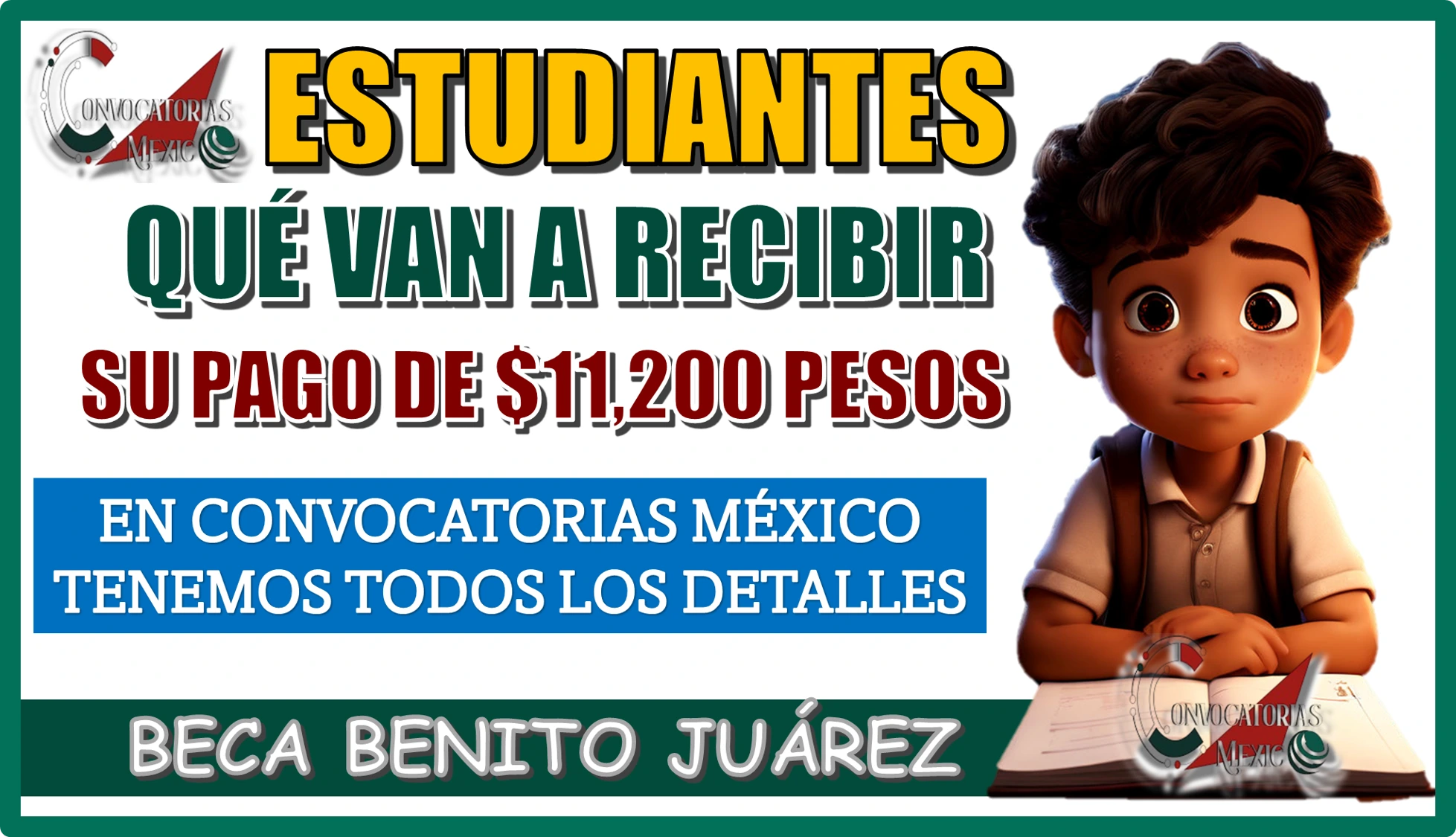 ESTUDIANTES QUÉ VAN A RECIBIR SU PAGO DE $11,200 PESOS | BECA BENITO JUÁREZ 