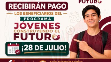 En esta fecha de julio recibirán pago los beneficiarios del Programa Jóvenes Construyendo el Futuro