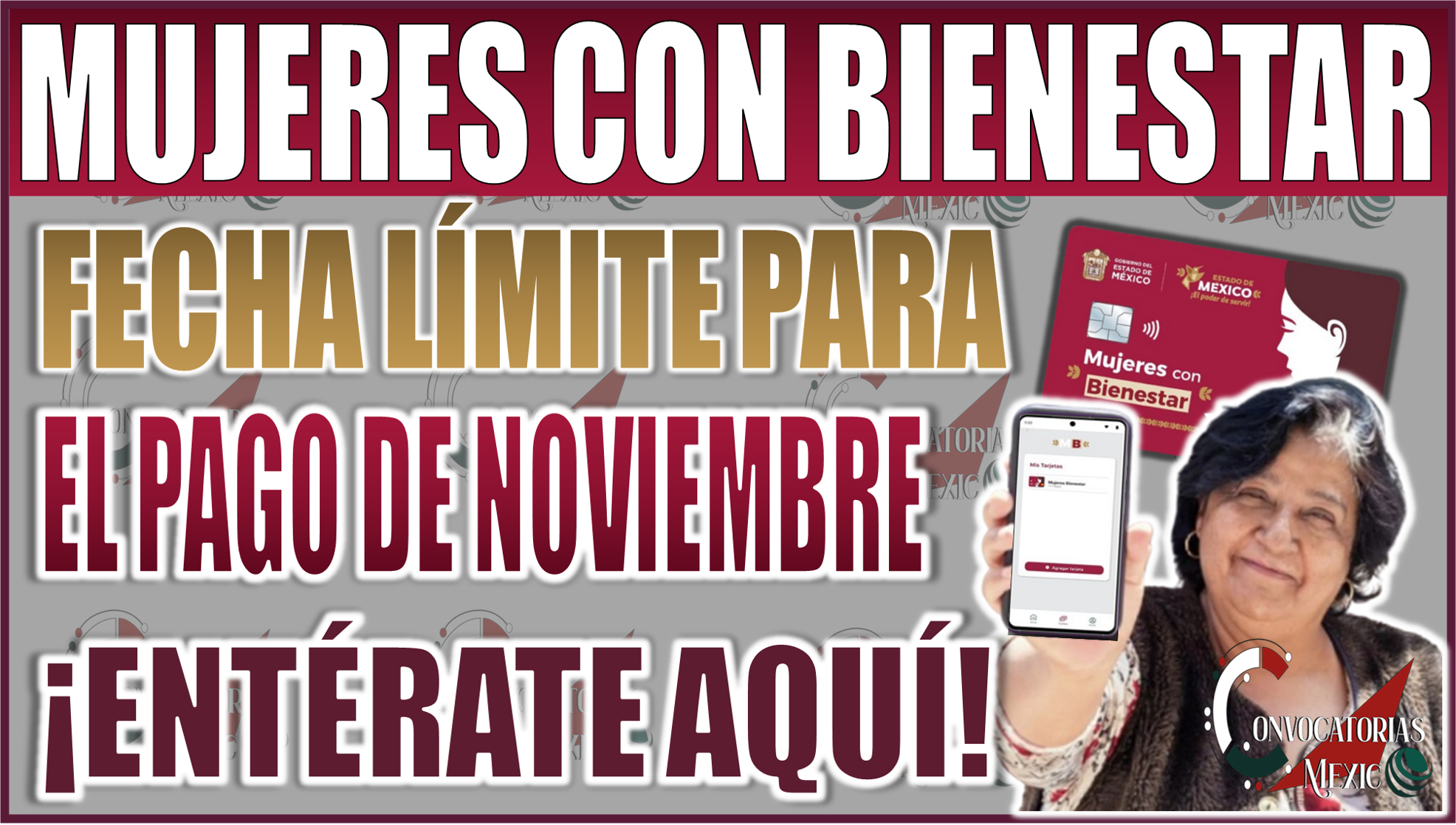 Entérate de la fecha límite para el pago de noviembre del programa Mujeres con Bienestar
