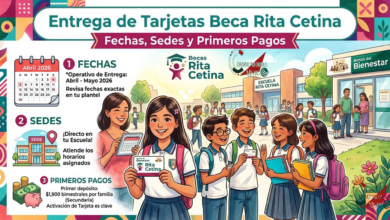 Entrega de Tarjetas Beca Rita Cetina: Fechas, Sedes y Primeros Pagos
