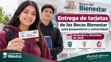 Entrega de tarjetas de las Becas Bienestar para estudiantes de preparatoria y universidad sería en noviembre y diciembre de 2026