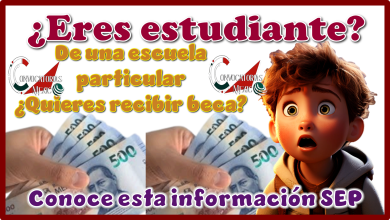 ¿Eres estudiante de una escuela particular?, ¿Quieres recibir beca? | Conoce esta información SEP 