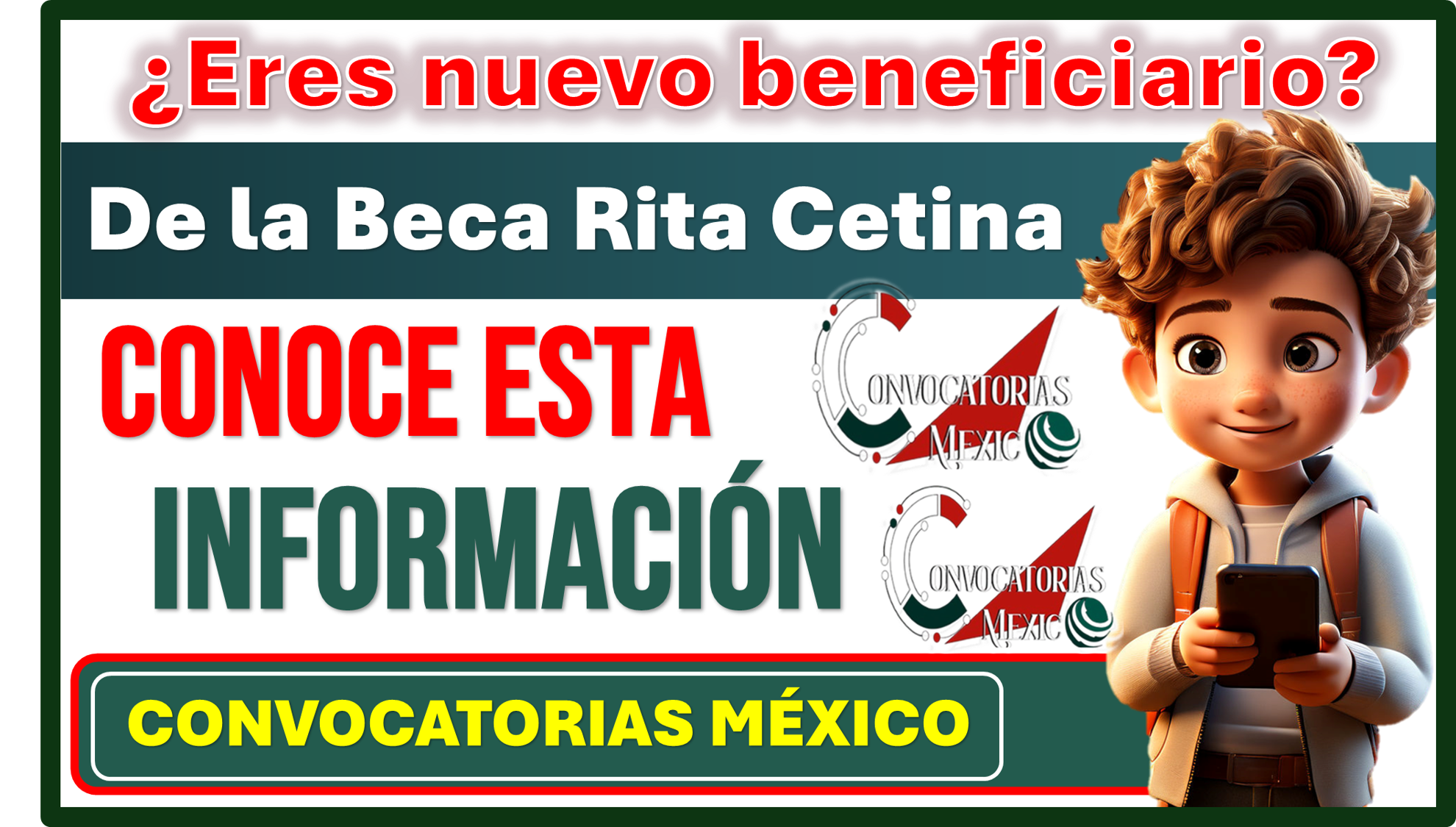 ¿Eres nuevo beneficiario de la Beca Rita Cetina? | Conoce esta información 