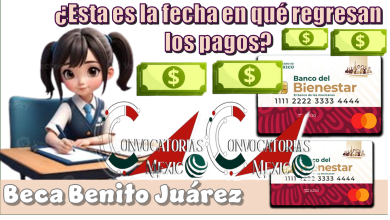 ¿Esta es la fecha en la qué regresan los pagos de la Beca Benito Juárez?