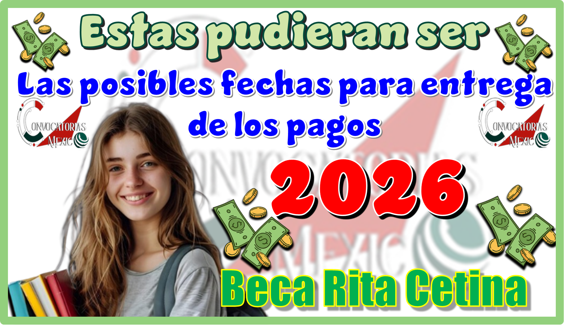 Estas pudieran ser las posibles fechas para entrega de los pagos 2026 | Beca Rita Cetina 
