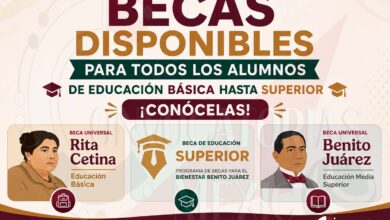 Estas son las Becas Disponibles para todos los alumnos de educación básica hasta Superior ¡Conócelas!