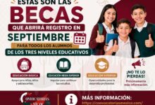 Estas son las becas que abrirá registro en el mes de septiembre para todos los alumnos de los tres niveles
