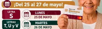 Estas son las ultimas letras que recibirán su depósito bancario de los Programas del Bienestar