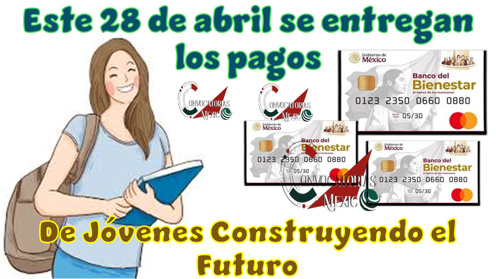 Este 28 de abril se entregan los pagos de Jóvenes Construyendo el Futuro