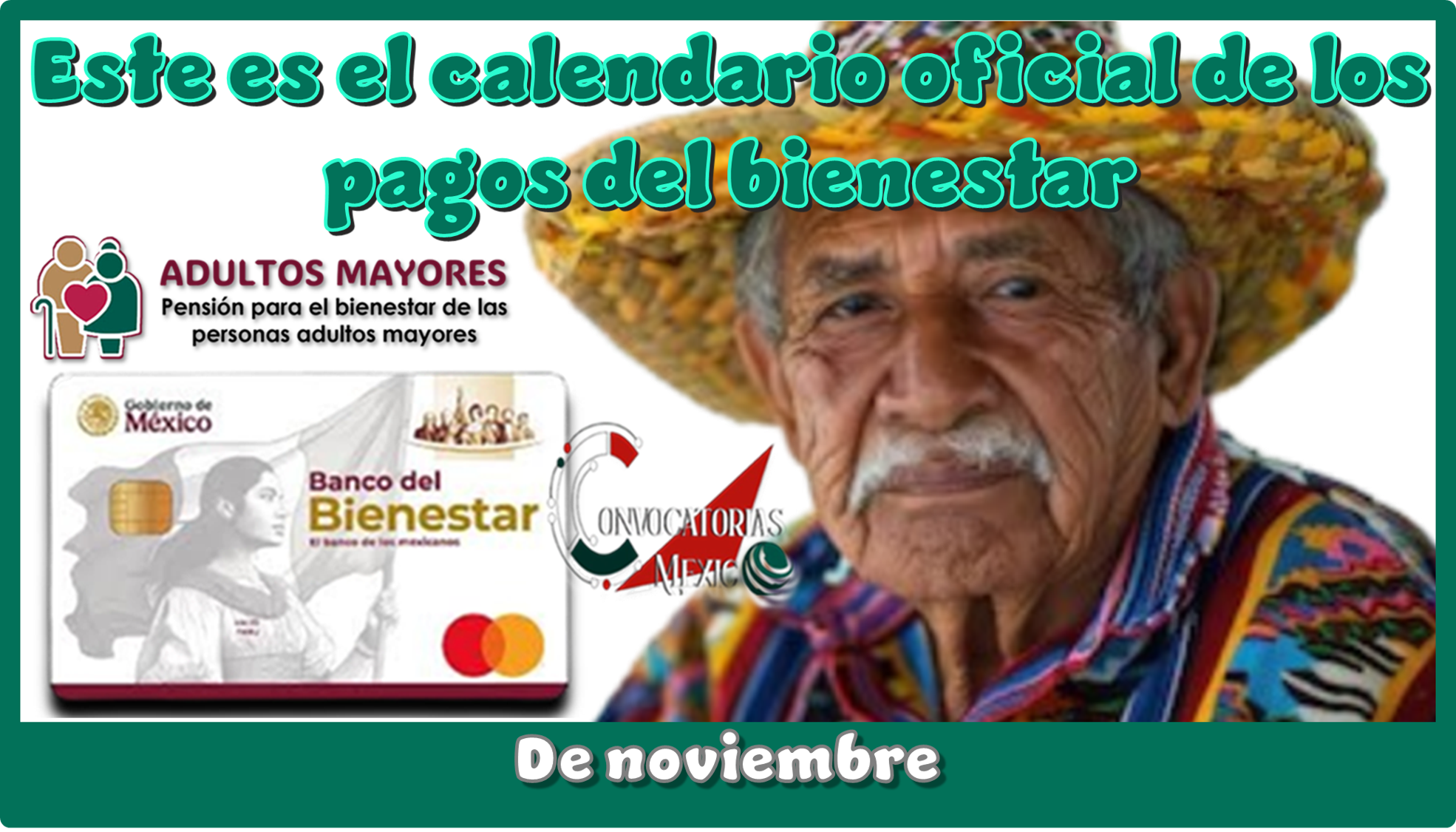 ¿Este es el calendario oficial de los pagos del bienestar de noviembre?