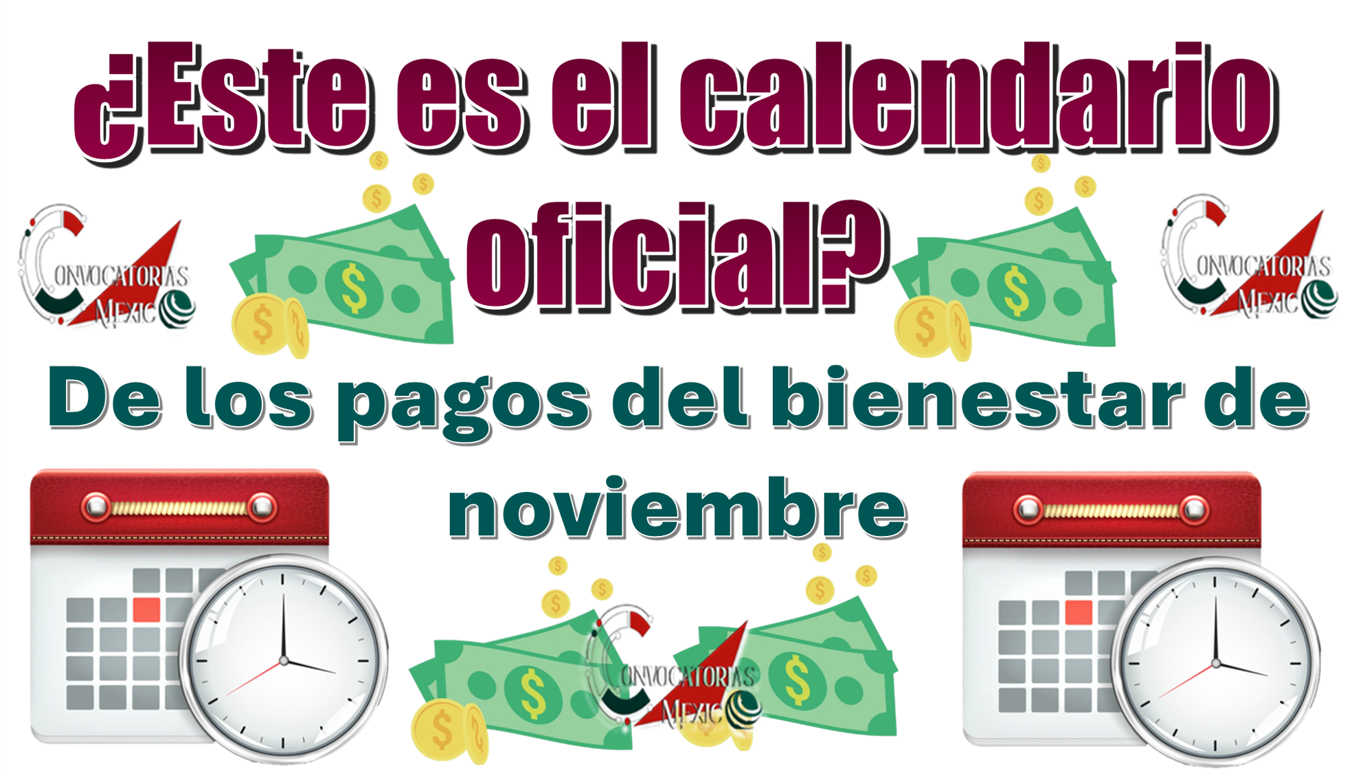 ¿Este es el calendario oficial de los pagos del bienestar de noviembre?